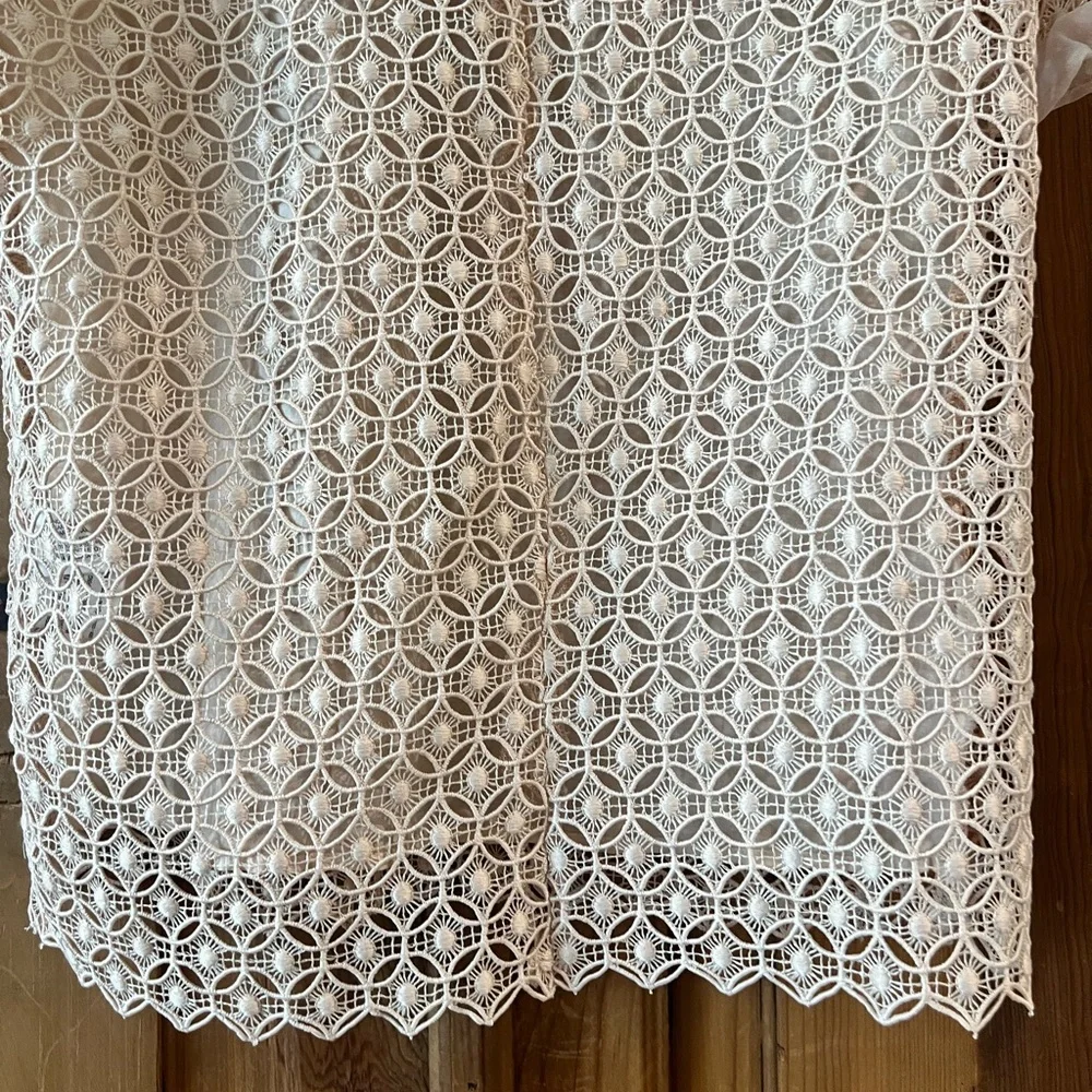 Zara- Crochet Blush Blouse. Size XS - Picture 8 of 11